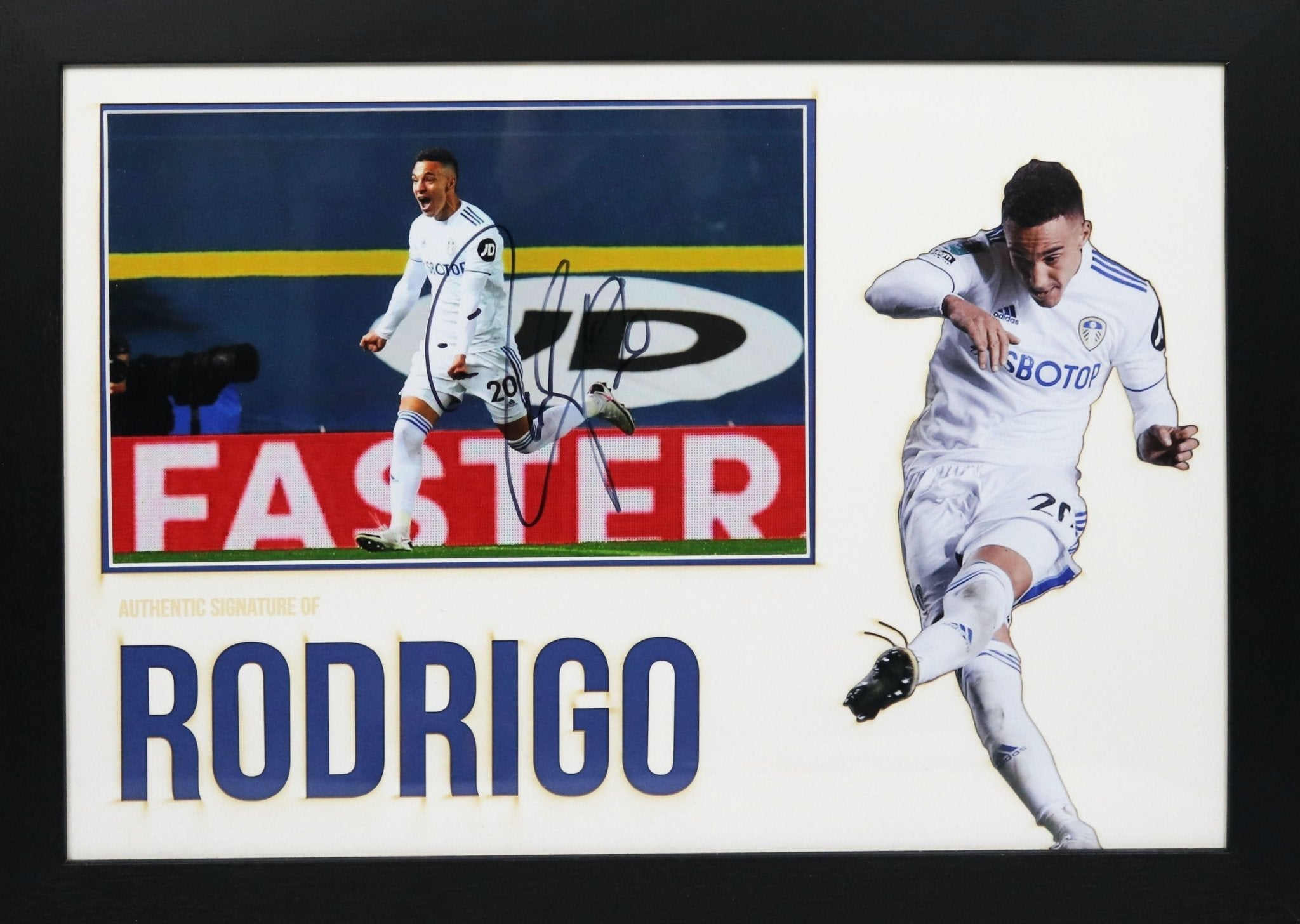 Rodrigo Signed Photo Framed Display - Memorabilia Framers Shop